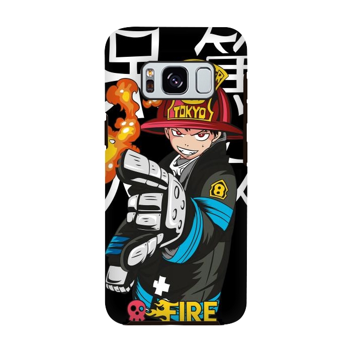Galaxy S8 StrongFit Fire force by Kato