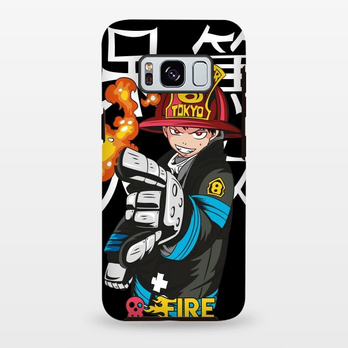 Galaxy S8 plus StrongFit Fire force by Kato