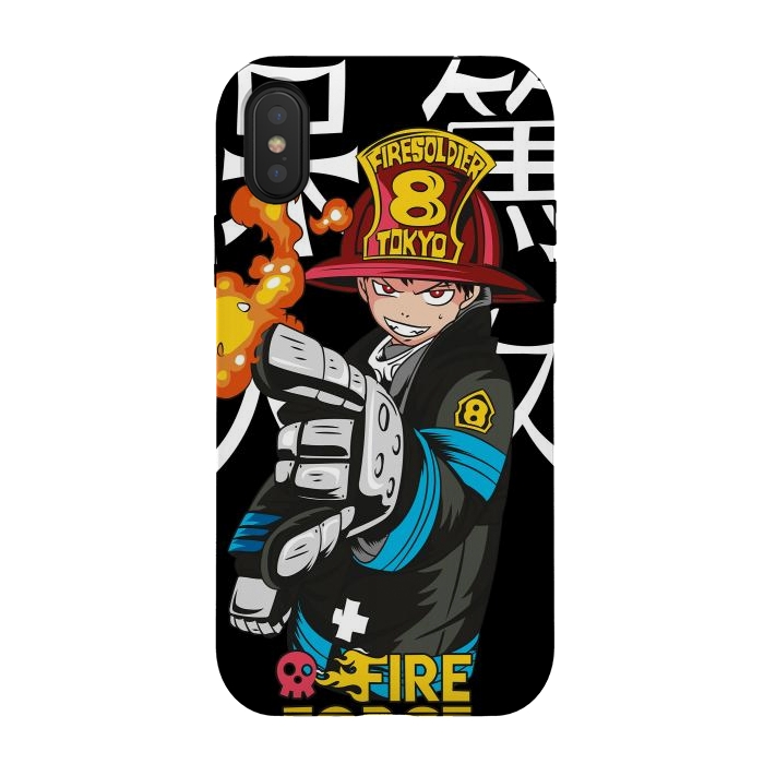 iPhone Xs / X StrongFit Fire force by Kato