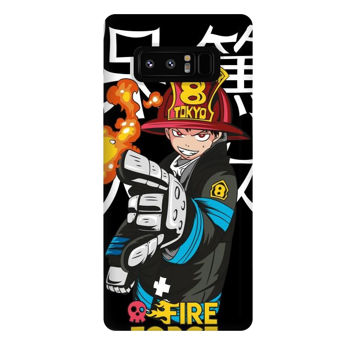 Galaxy Note 8 StrongFit Fire force by Kato