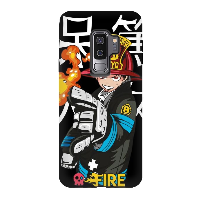 Galaxy S9 plus StrongFit Fire force by Kato