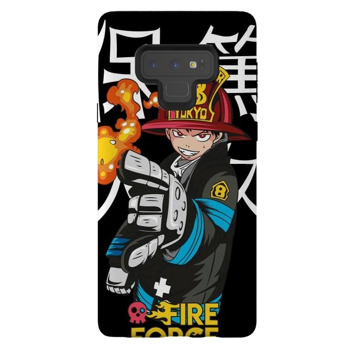 Galaxy Note 9 StrongFit Fire force by Kato