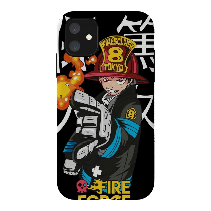 iPhone 11 StrongFit Fire force by Kato