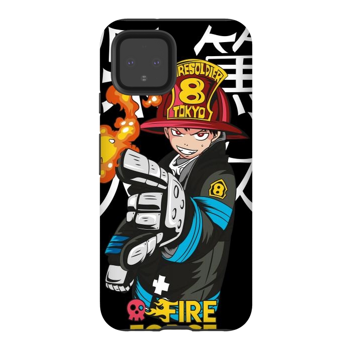 Pixel 4 StrongFit Fire force by Kato