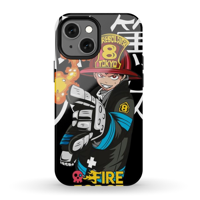 iPhone 12 mini StrongFit Fire force by Kato