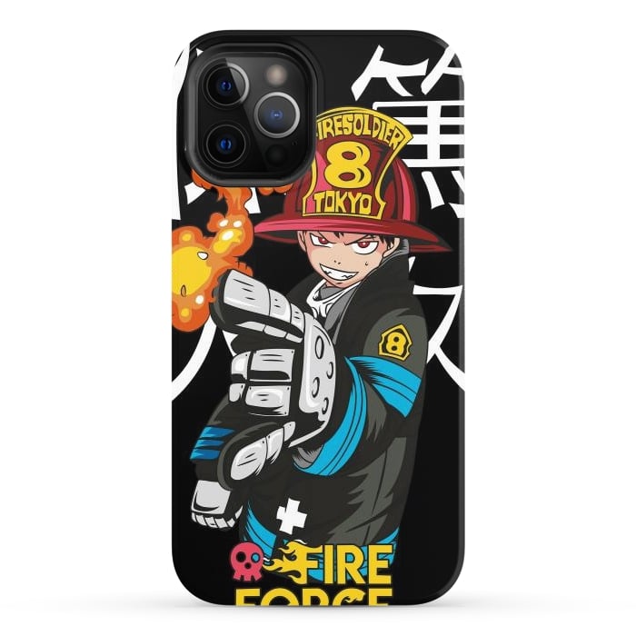 iPhone 12 Pro StrongFit Fire force by Kato