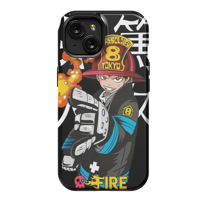 iPhone 15 StrongFit Fire force by Kato