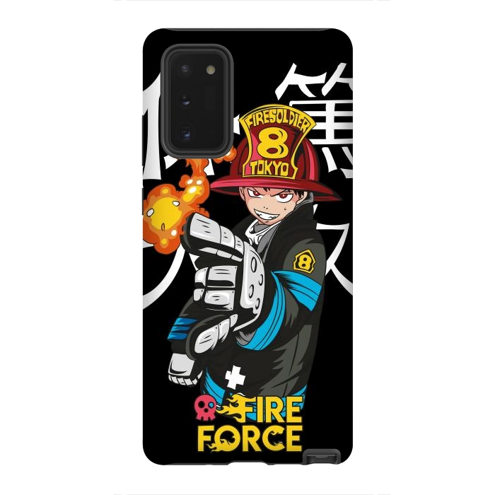 Galaxy Note 20 StrongFit Fire force by Kato