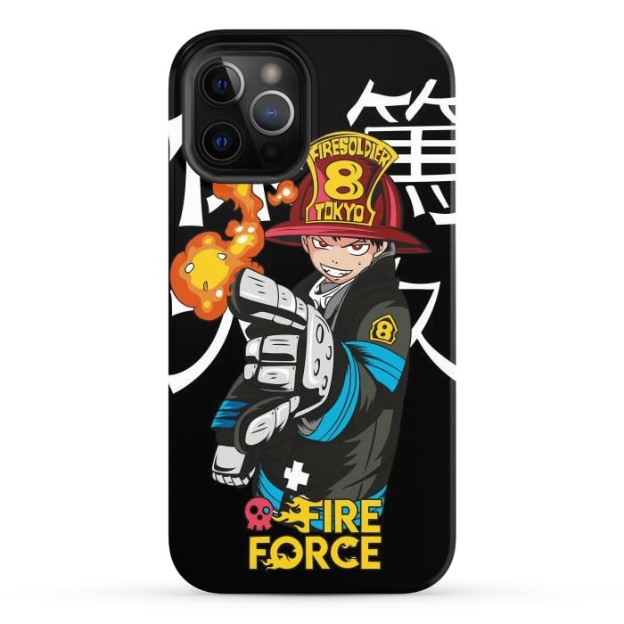 iPhone 12 Pro Max StrongFit Fire force by Kato