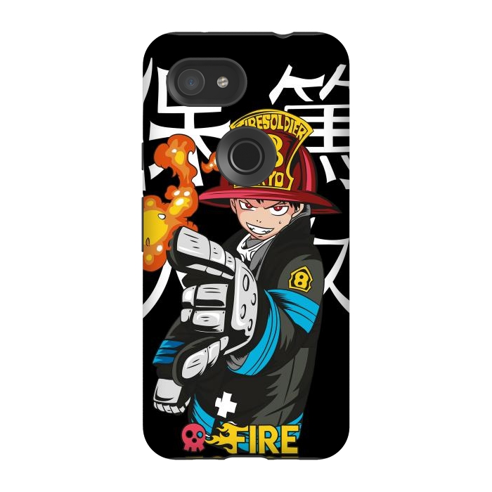 Pixel 3A StrongFit Fire force by Kato