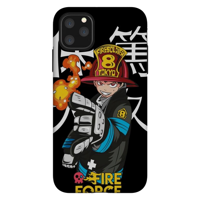 iPhone 11 Pro Max StrongFit Fire force by Kato