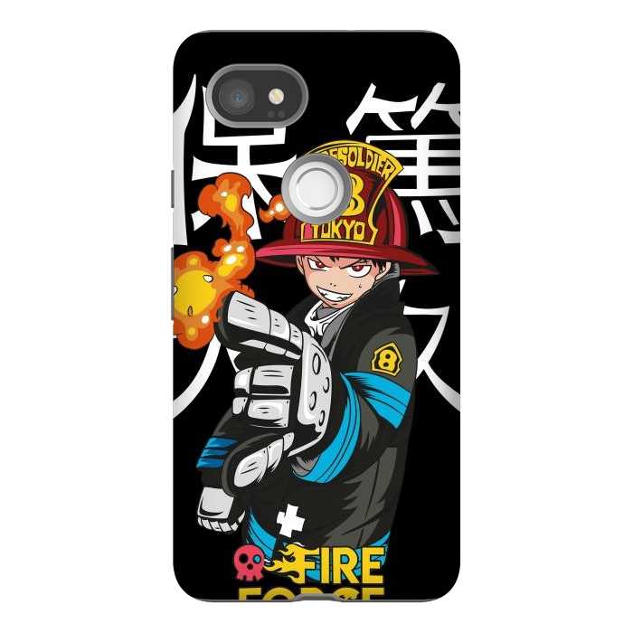 Pixel 2XL StrongFit Fire force by Kato