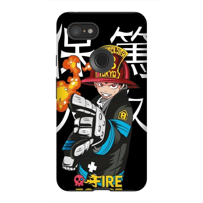 Pixel 3XL StrongFit Fire force by Kato