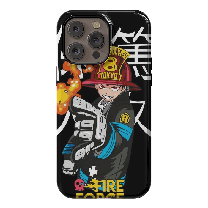 iPhone 14 Pro max StrongFit Fire force by Kato