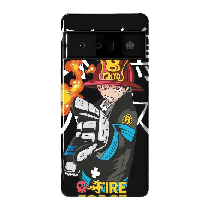 Pixel 6 Pro StrongFit Fire force by Kato