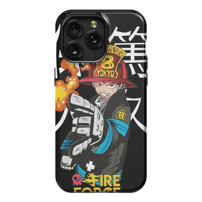 iPhone 15 Pro Max StrongFit Fire force by Kato