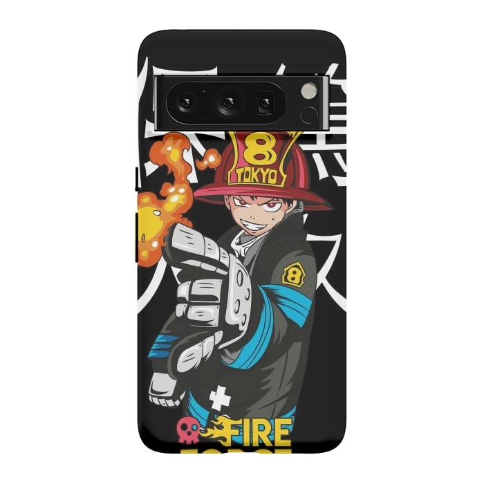 Pixel 8 Pro StrongFit Fire force by Kato