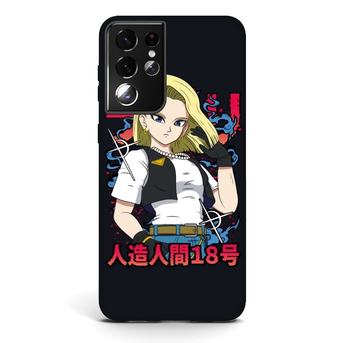 Galaxy S21 ultra StrongFit Android 18 by Winston