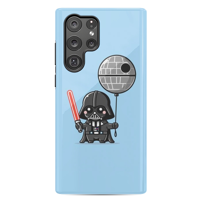 Galaxy S22 Ultra StrongFit Mini Vader - Come to the Cute Side by Mitxel Gonzalez