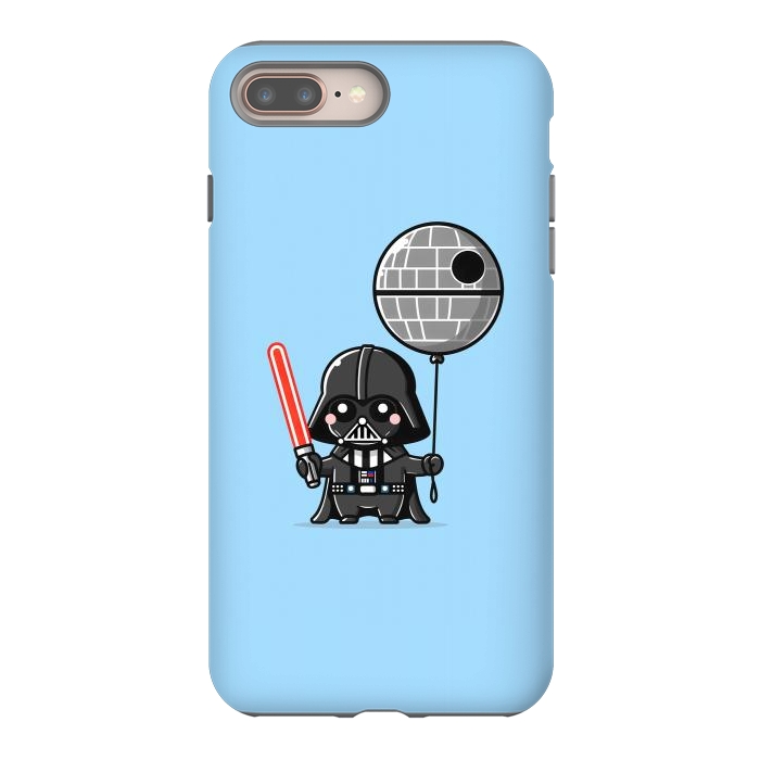 iPhone 7 plus StrongFit Mini Vader - Come to the Cute Side by Mitxel Gonzalez