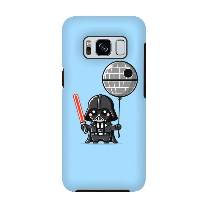 Galaxy S8 StrongFit Mini Vader - Come to the Cute Side by Mitxel Gonzalez
