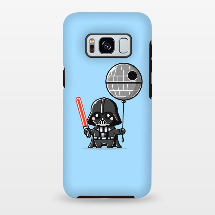 Galaxy S8 plus StrongFit Mini Vader - Come to the Cute Side by Mitxel Gonzalez