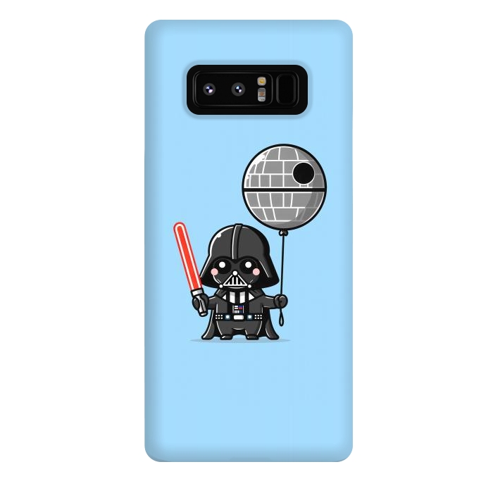Galaxy Note 8 StrongFit Mini Vader - Come to the Cute Side by Mitxel Gonzalez