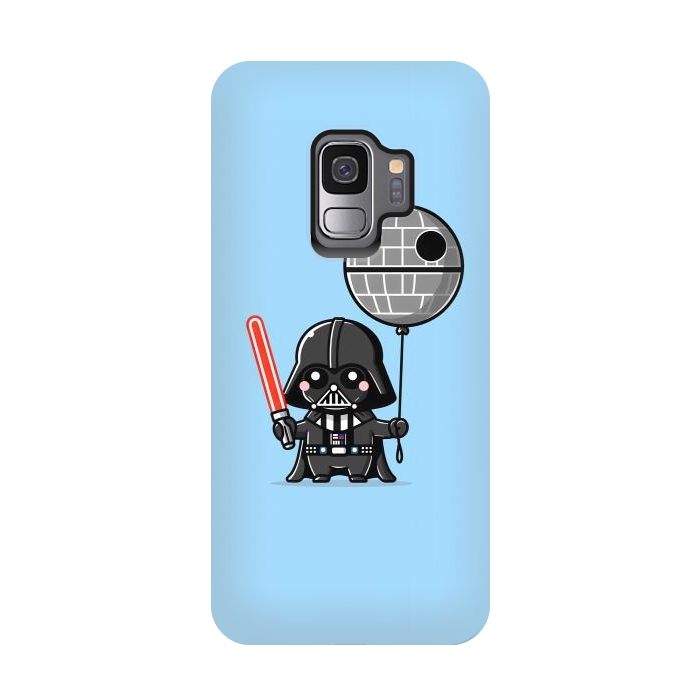 Galaxy S9 StrongFit Mini Vader - Come to the Cute Side by Mitxel Gonzalez