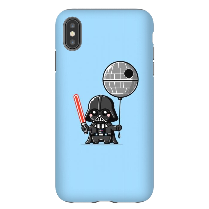 iPhone Xs Max StrongFit Mini Vader - Come to the Cute Side by Mitxel Gonzalez