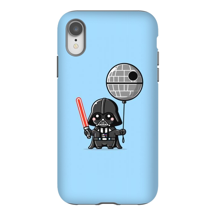 iPhone Xr StrongFit Mini Vader - Come to the Cute Side by Mitxel Gonzalez