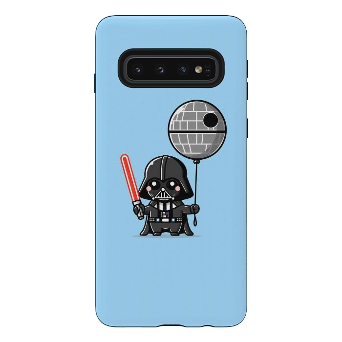 Galaxy S10 StrongFit Mini Vader - Come to the Cute Side by Mitxel Gonzalez
