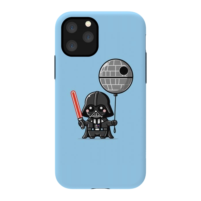 iPhone 11 Pro StrongFit Mini Vader - Come to the Cute Side by Mitxel Gonzalez