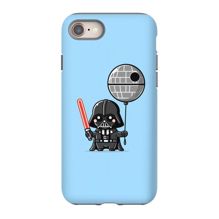 iPhone SE StrongFit Mini Vader - Come to the Cute Side by Mitxel Gonzalez
