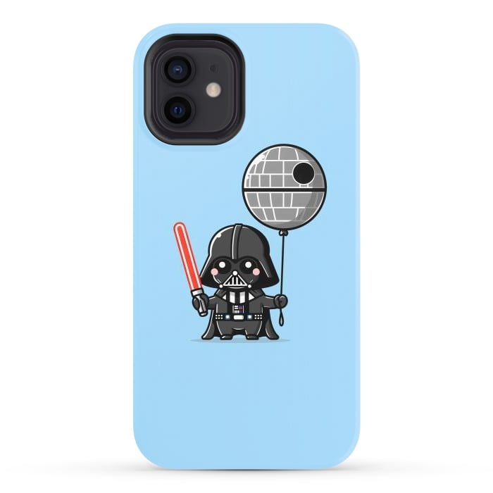 iPhone 12 StrongFit Mini Vader - Come to the Cute Side by Mitxel Gonzalez