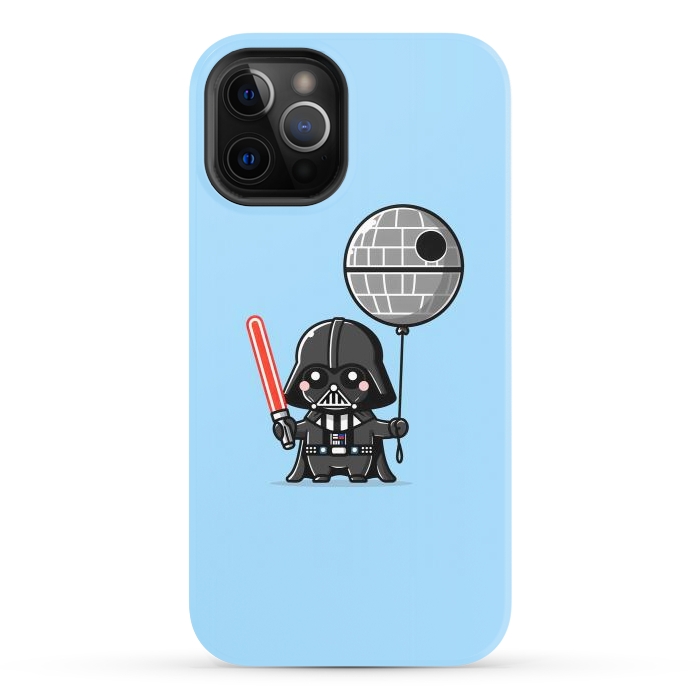 iPhone 12 Pro StrongFit Mini Vader - Come to the Cute Side by Mitxel Gonzalez