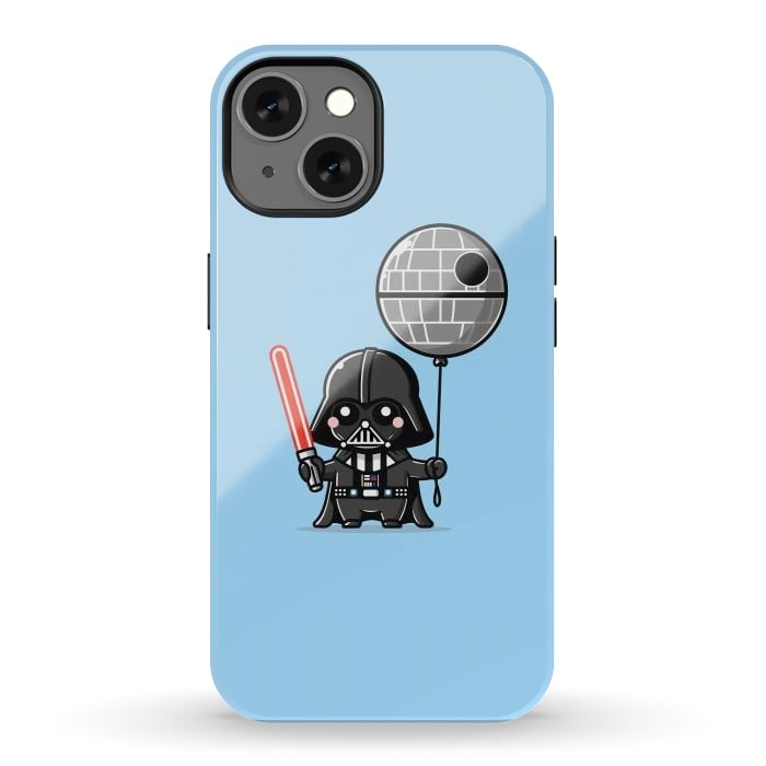 iPhone 13 StrongFit Mini Vader - Come to the Cute Side by Mitxel Gonzalez