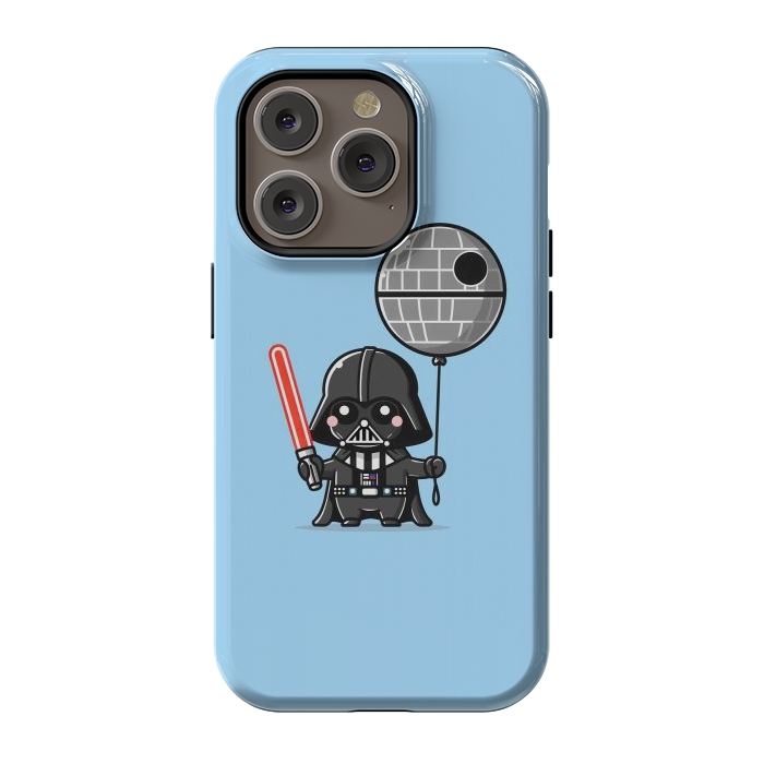 iPhone 14 Pro StrongFit Mini Vader - Come to the Cute Side by Mitxel Gonzalez