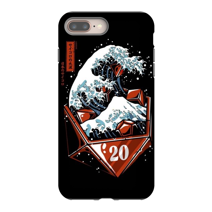 iPhone 7 plus StrongFit The Great Wave Of Dices by LM2Kone