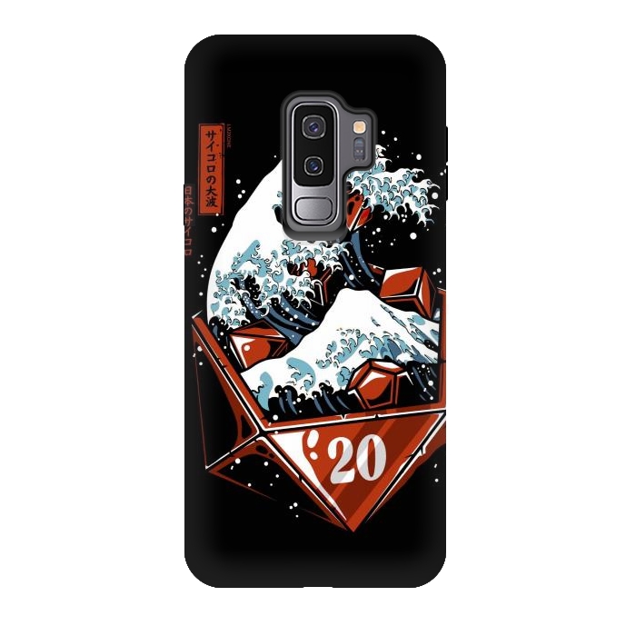 Galaxy S9 plus StrongFit The Great Wave Of Dices by LM2Kone