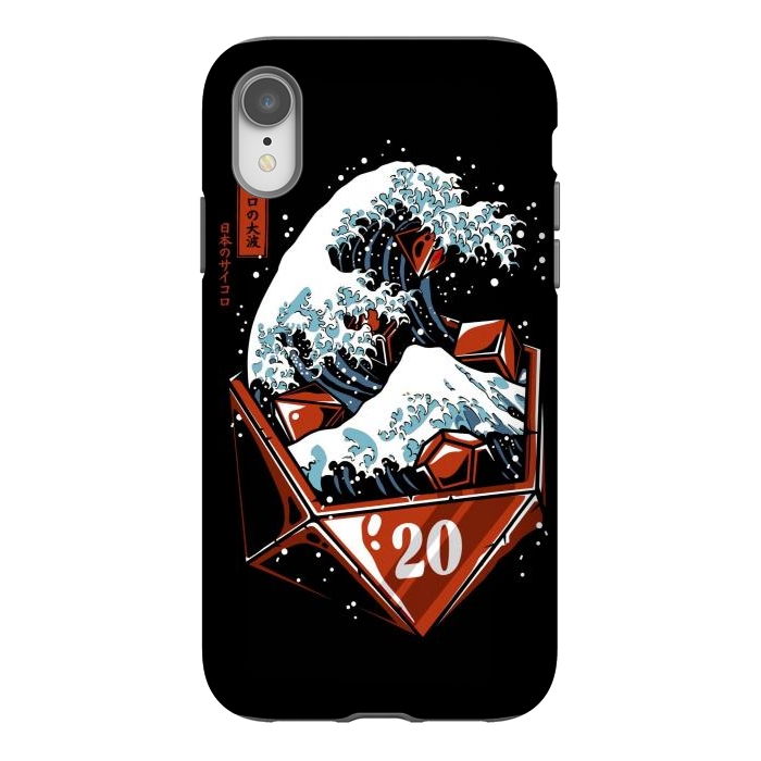 iPhone Xr StrongFit The Great Wave Of Dices by LM2Kone