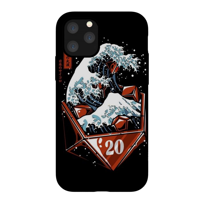 iPhone 11 Pro StrongFit The Great Wave Of Dices by LM2Kone