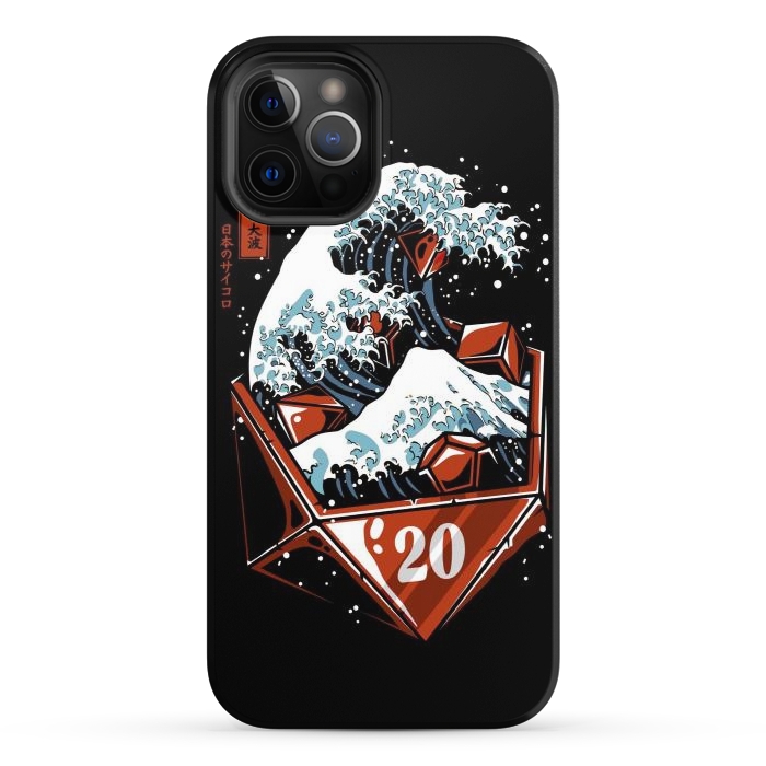 iPhone 12 Pro StrongFit The Great Wave Of Dices by LM2Kone