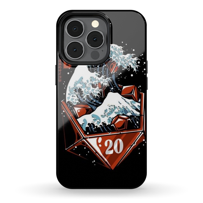 iPhone 13 pro StrongFit The Great Wave Of Dices by LM2Kone