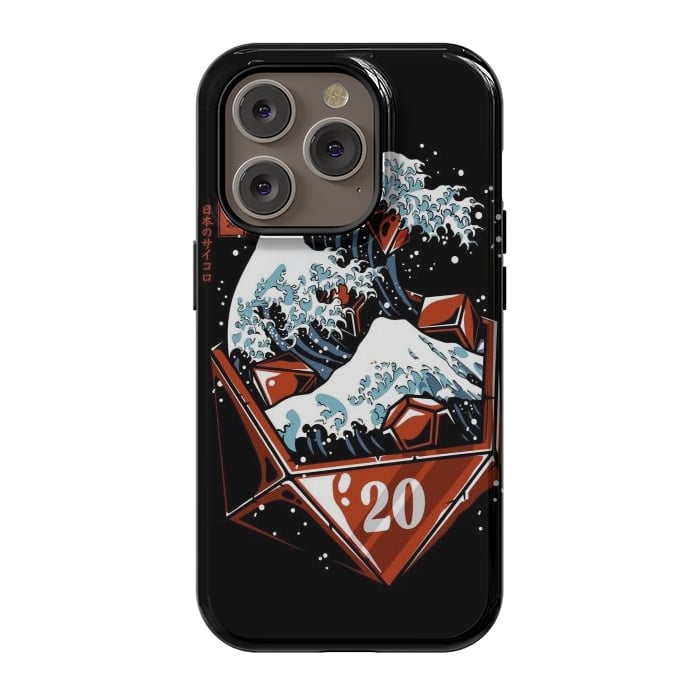 iPhone 14 Pro StrongFit The Great Wave Of Dices by LM2Kone