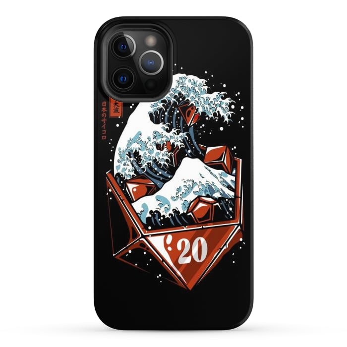 iPhone 12 Pro Max StrongFit The Great Wave Of Dices by LM2Kone