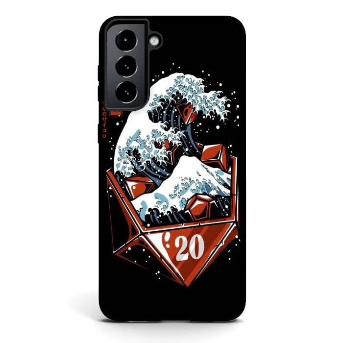 Galaxy S21 plus StrongFit The Great Wave Of Dices by LM2Kone