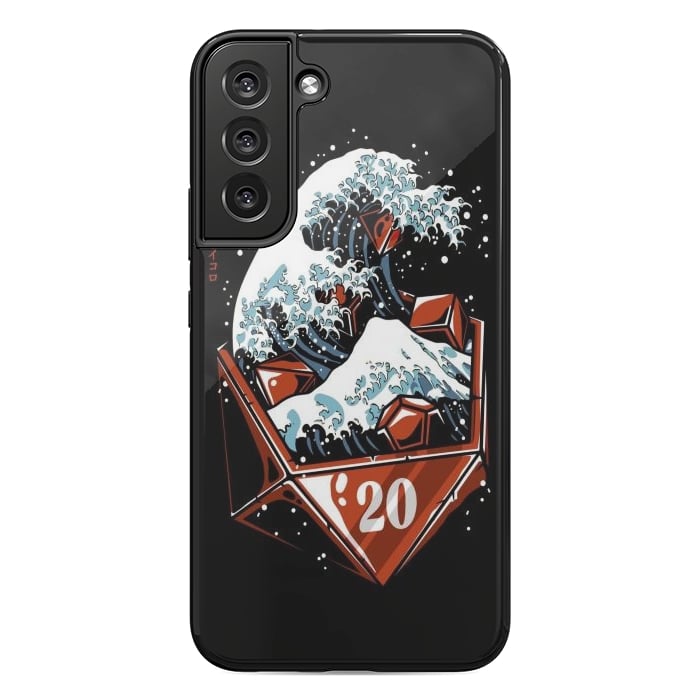 Galaxy S22 plus StrongFit The Great Wave Of Dices by LM2Kone
