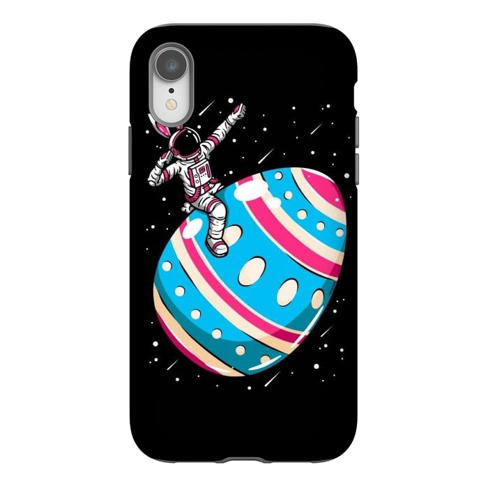 iPhone Xr StrongFit Easter Egg Astronaut by LM2Kone
