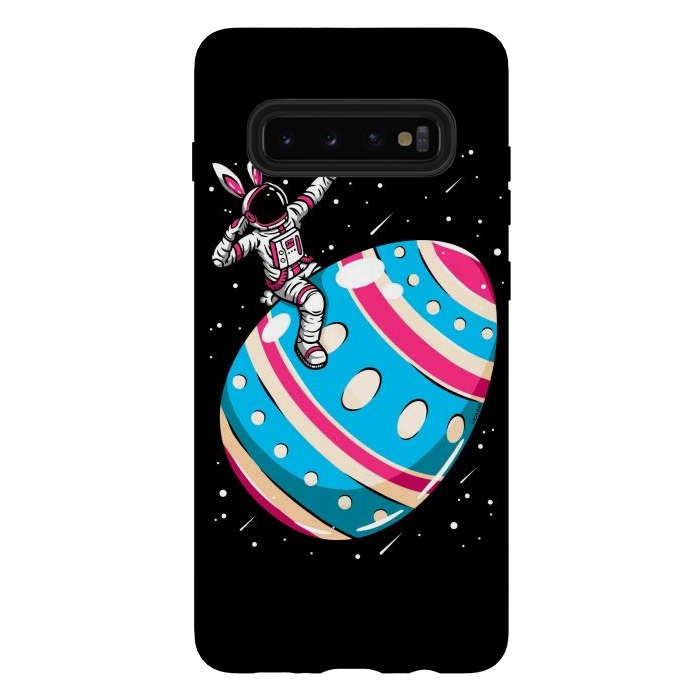 Galaxy S10 plus StrongFit Easter Egg Astronaut by LM2Kone