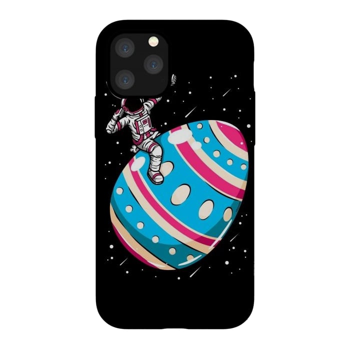 iPhone 11 Pro StrongFit Easter Egg Astronaut by LM2Kone